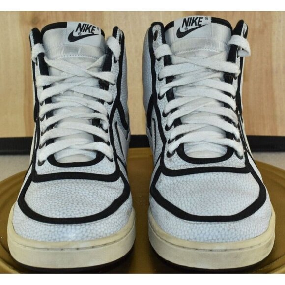 Nike Vandal High Men's Shoes Size 9 White/Black Basketball Sneakers 621187-100 - Picture 2 of 14
